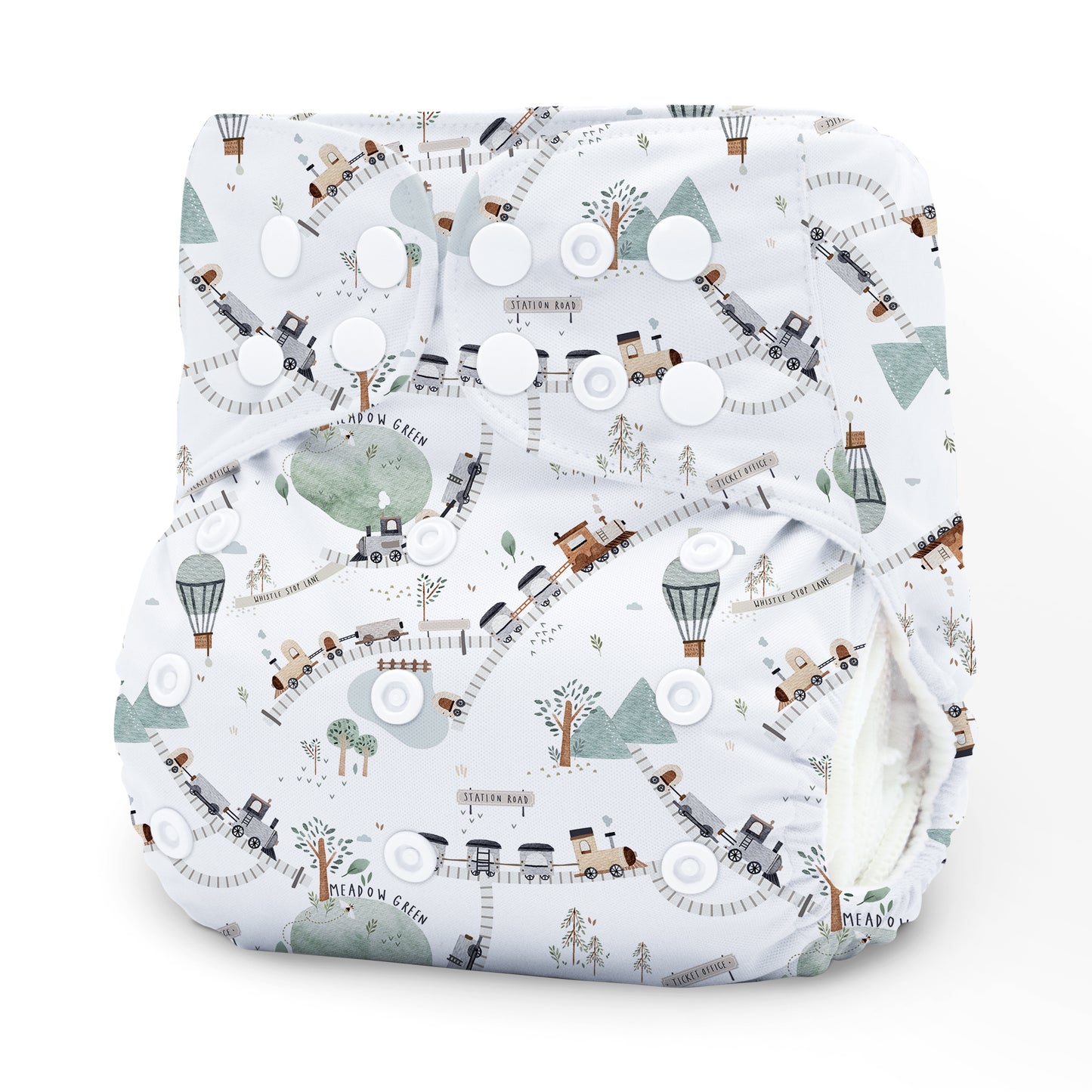 Newborn Pocket Diaper - Chugga Chugga