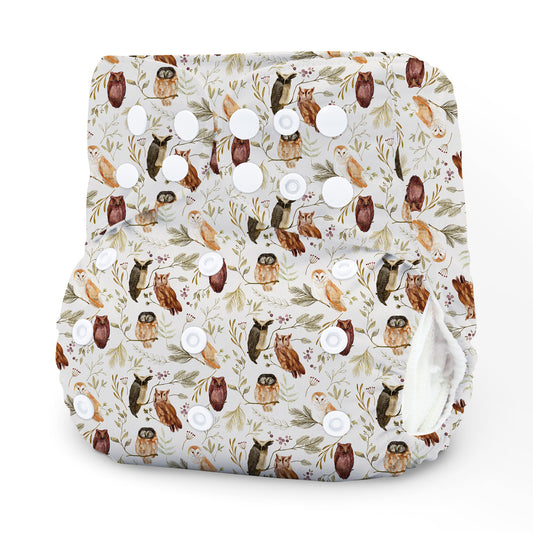 OS Pocket Diaper - A Hole Lotta Hoots