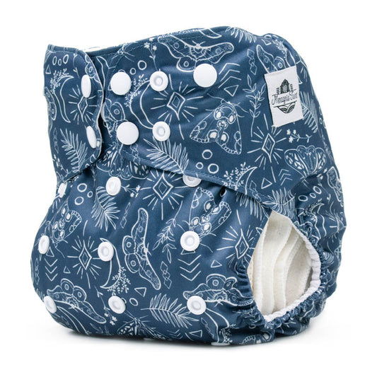 OS Pocket Diaper - Lunar Moths