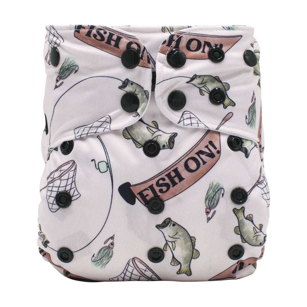 OS Pocket Diaper - Fish On