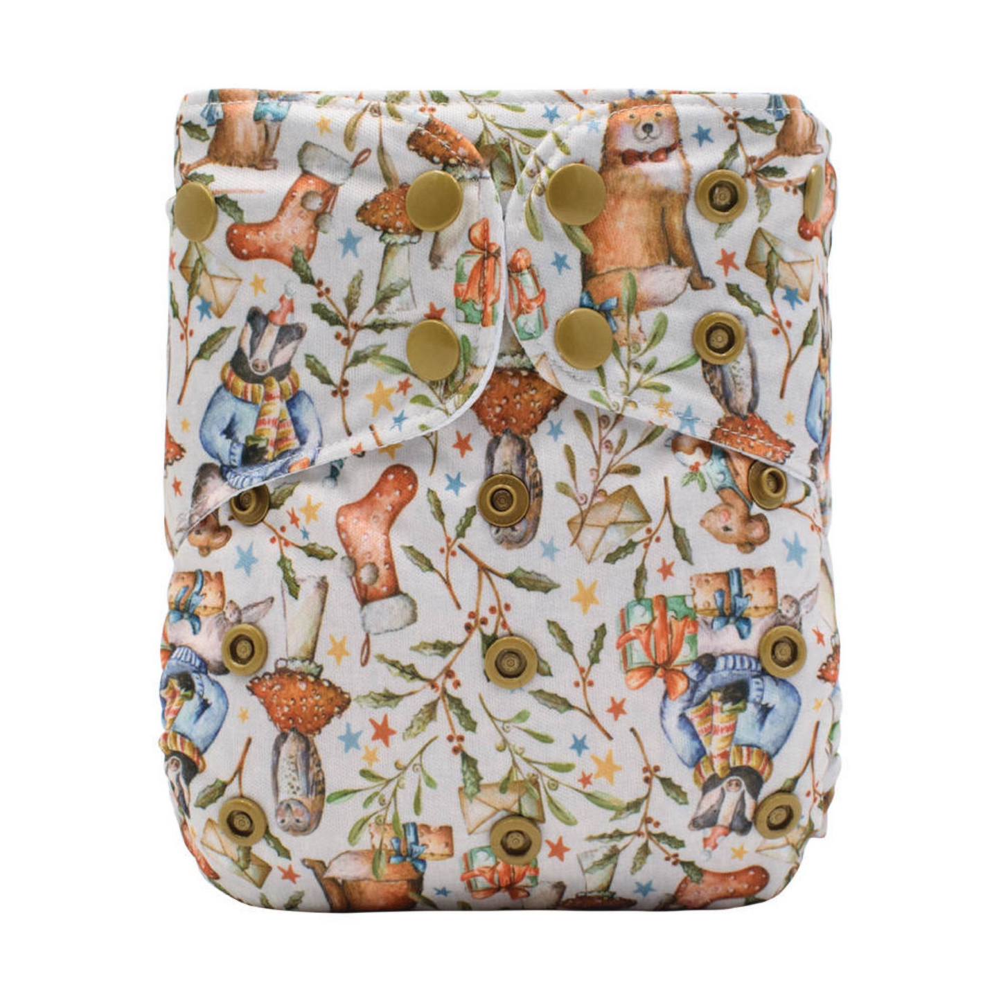 OS Pocket Diaper - Festive Forest