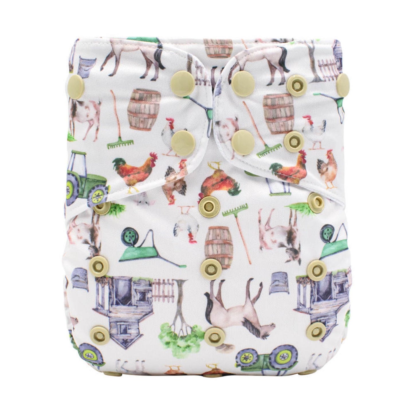 OS Pocket Diaper - On the Farm