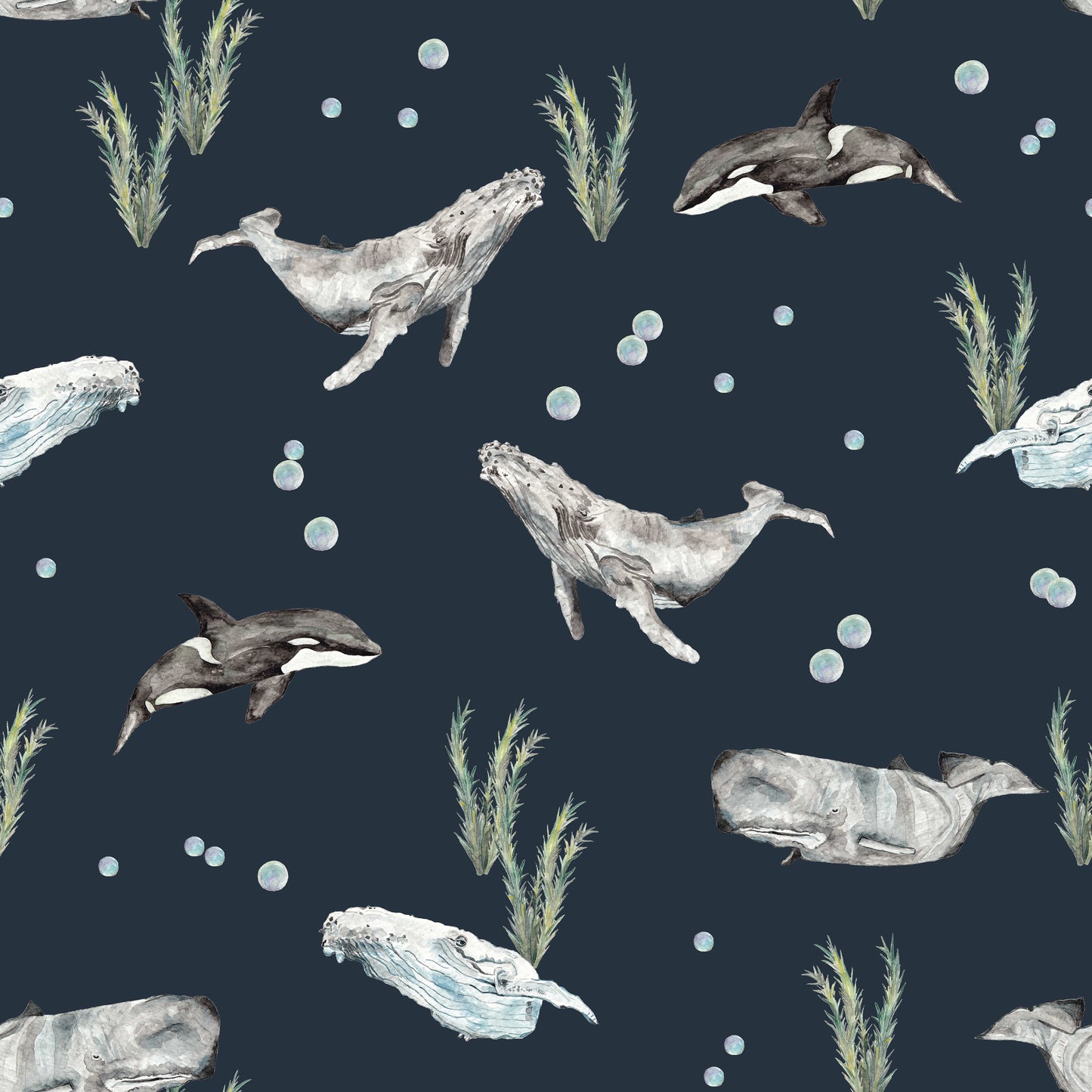 OS Pocket Diaper - Whale Watch