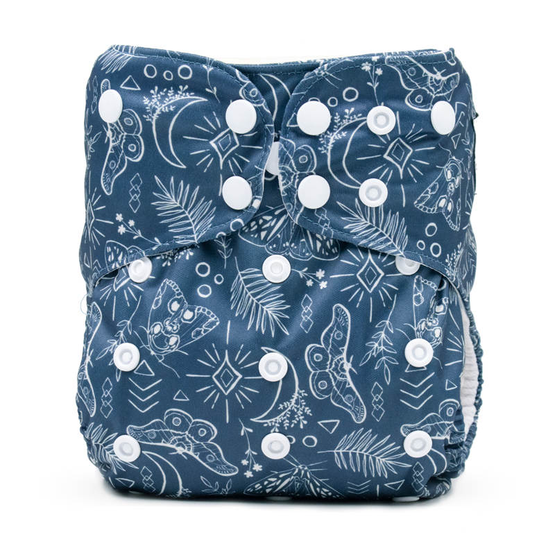 OS Pocket Diaper - Lunar Moths