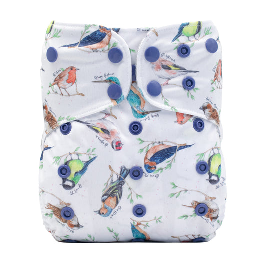 OS Pocket Diaper - Feathered Friends