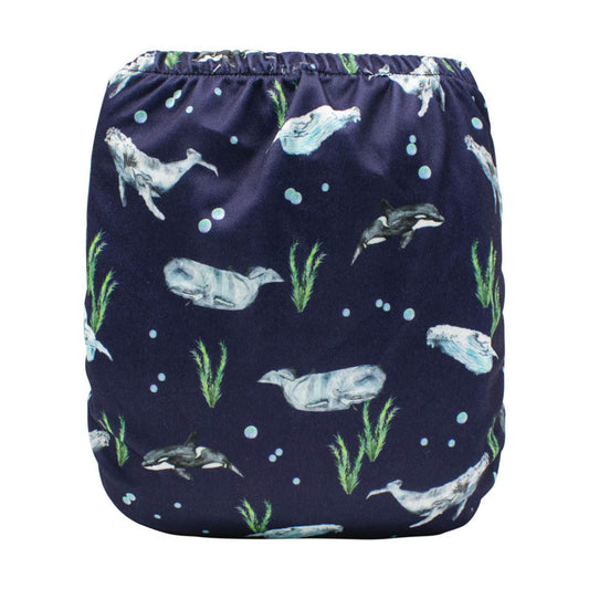 OS Pocket Diaper - Whale Watch