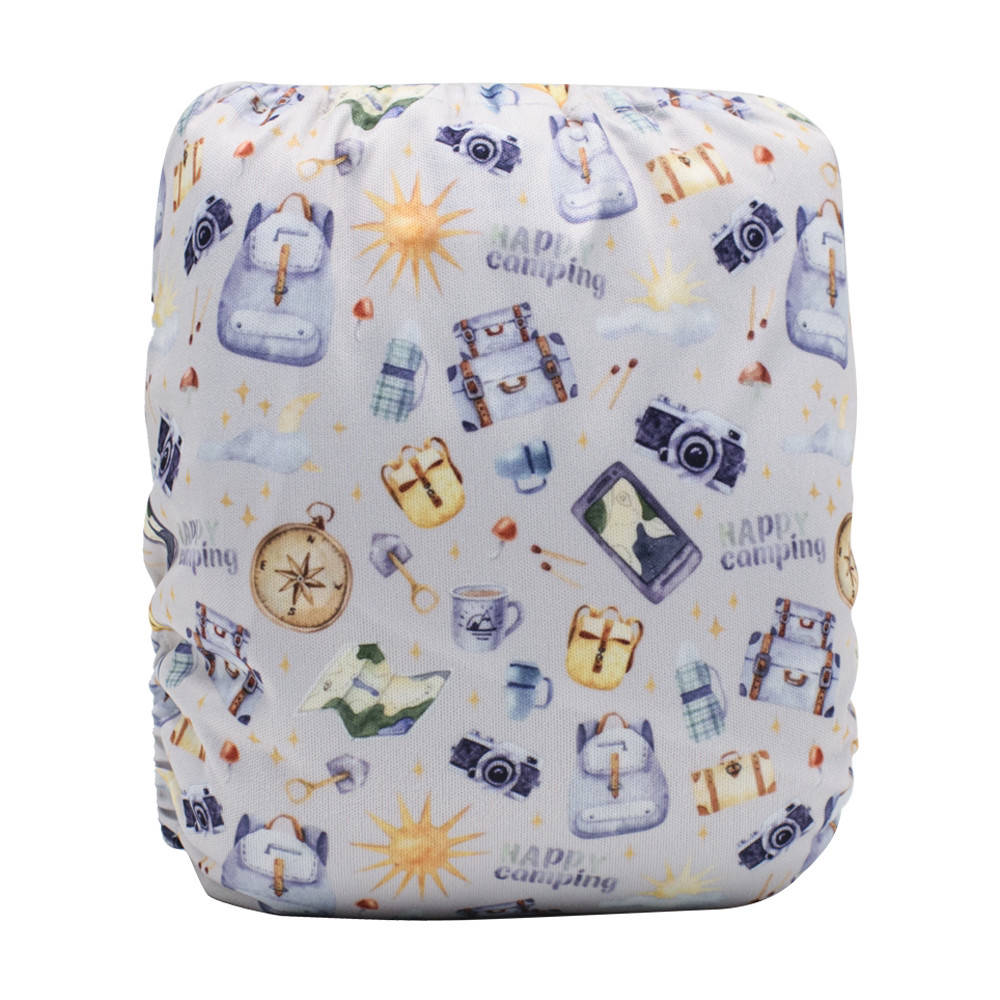 OS Pocket Diaper - Happy Camping